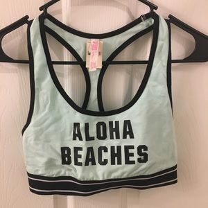 NWT…PINK Nation Aloha Beaches sports bra